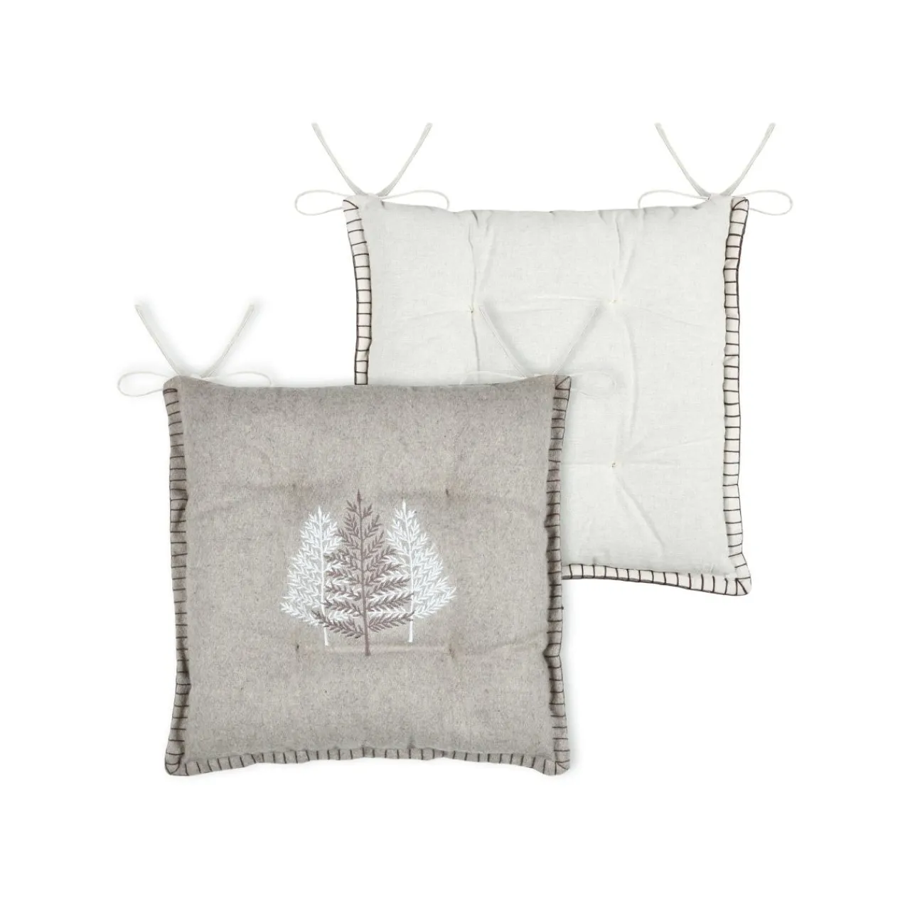 Galette De Chaise|STOF Coussin de chaise carré velours (38 x 38 cm) Landry Beige