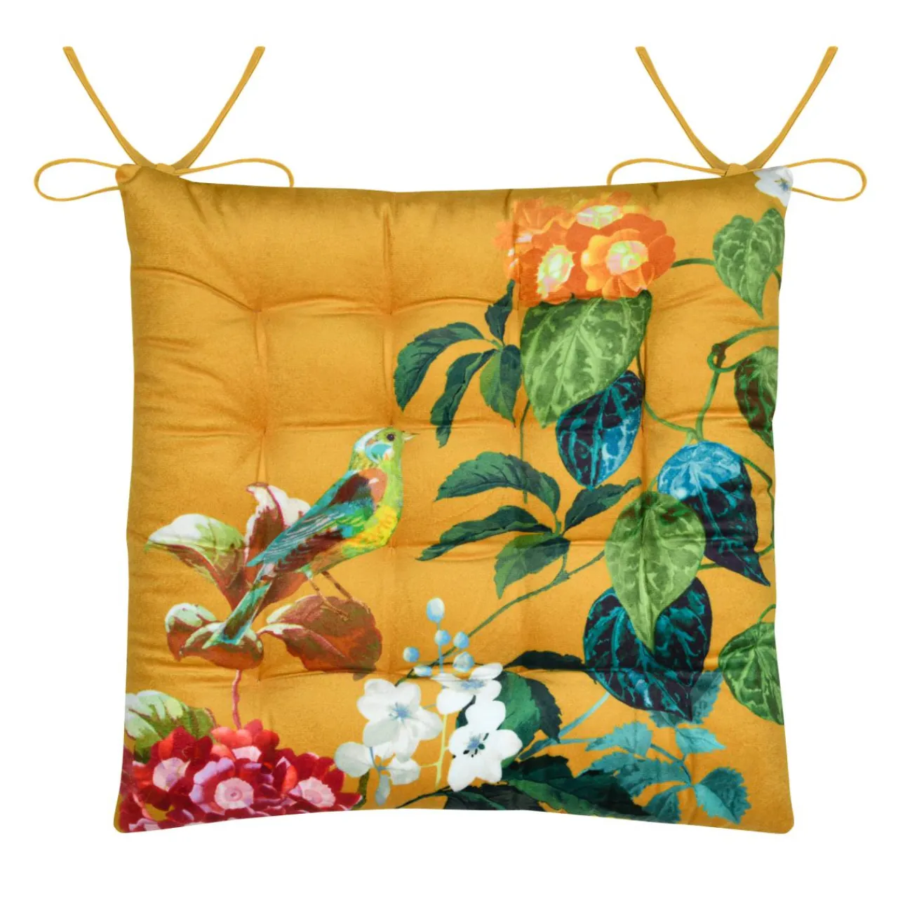 Galette De Chaise|STOF Coussin de chaise carrée coton (38x38 cm) Emmy Multicolore