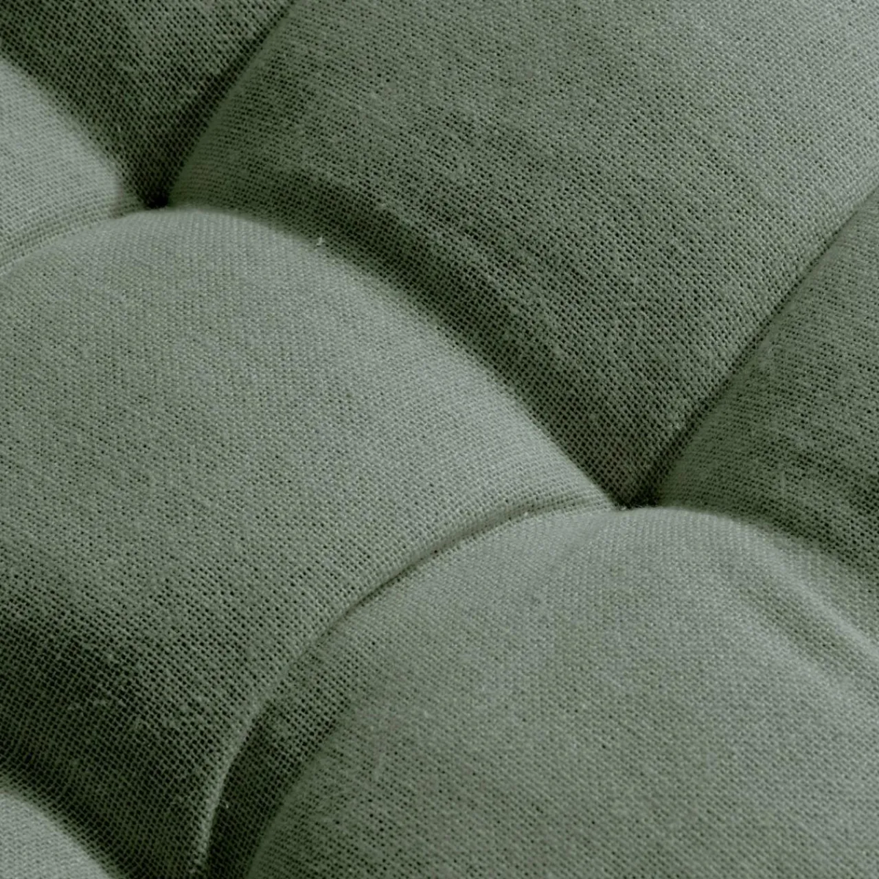 Galette De Chaise|EMINZA Coussin de chaise rond coton (40 cm) Pixel Vert kaki