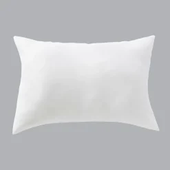 Coussin Et Housse|L'EFFET PAPILLON Coussin de garnissage rectangulaire microfibre (40 x 60 cm) Aéris Blanc
