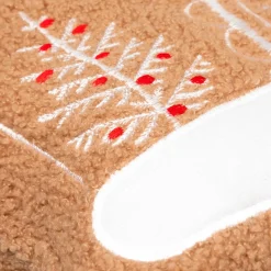 Plaid, Coussin Et Tapis De Noël|JJA Coussin de Noël (40 x 35 cm) Maison Pain d'épices Marron clair