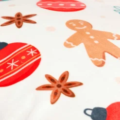 Plaid, Coussin Et Tapis De Noël|JJA Coussin de Noël carré (40 x 40 cm) Délice Multicolore