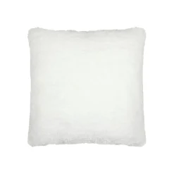 Plaid, Coussin Et Tapis De Noël|STOF Coussin de Noël carré velours (45 x 45 cm) Edgard Pingouin Blanc