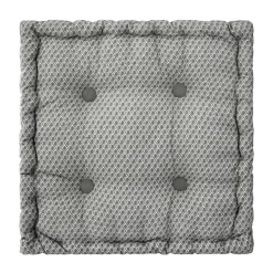 Coussin De Sol|ATMOSPHERA Coussin de sol carré coton (40 x 40 cm) Otto Gris