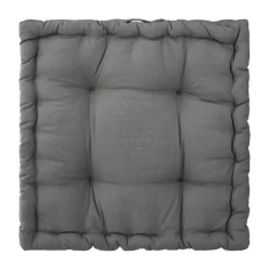 Coussin De Sol|ATMOSPHERA Coussin de sol carré coton (40 x 40 cm) Otto Gris