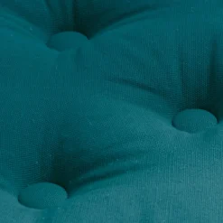 Coussin De Sol|EMINZA Coussin de sol coton (50 x 50 cm) Pixel Bleu canard