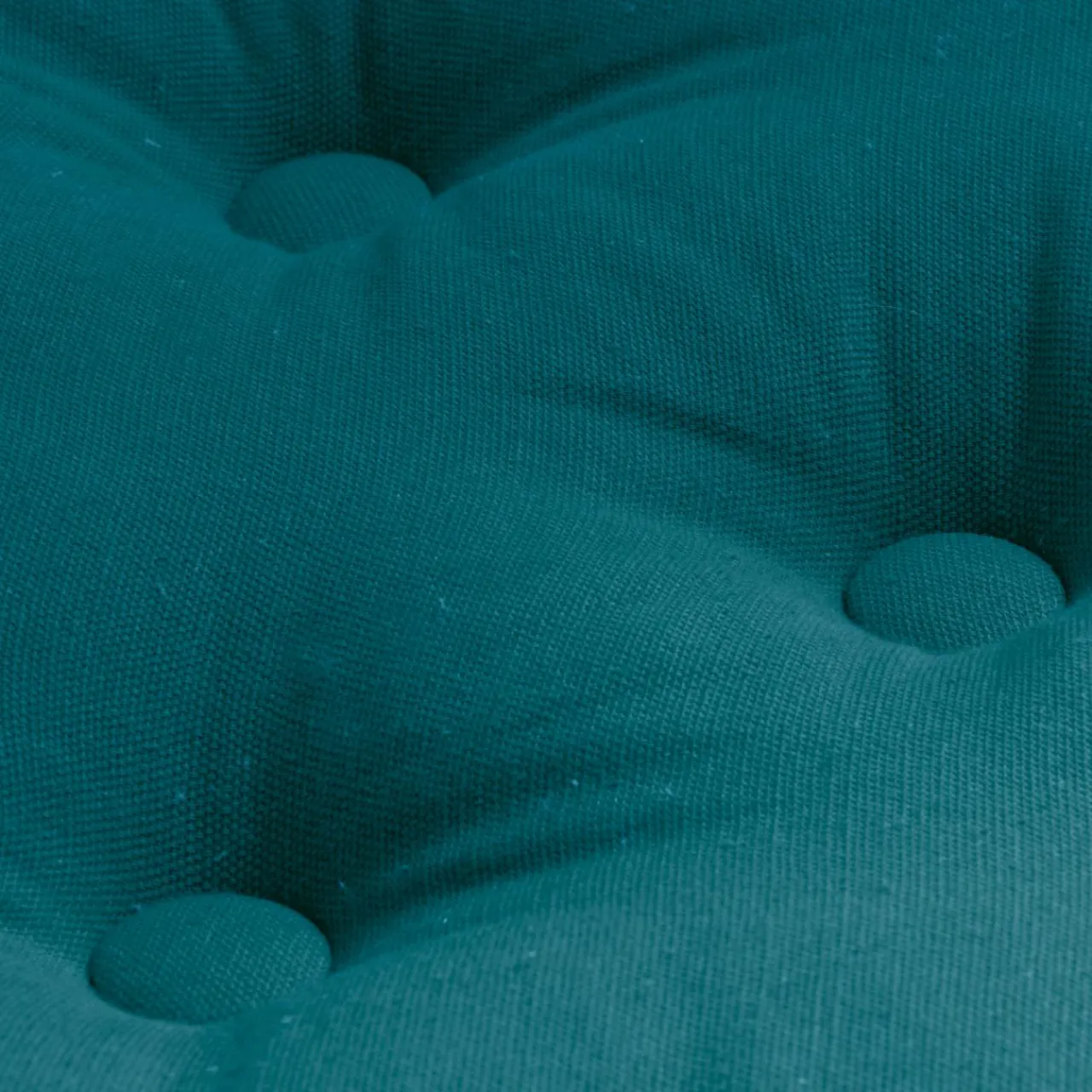 Coussin De Sol|EMINZA Coussin de sol coton (50 x 50 cm) Pixel Bleu canard