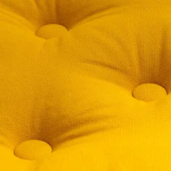 Coussin De Sol|EMINZA Coussin de sol coton (60 x 60 cm) Pixel Jaune moutarde