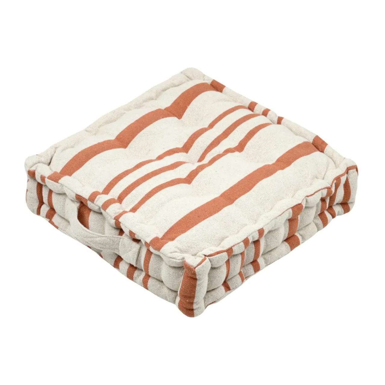 Accessoires Et Coussins|Coussin Déco D'Extérieur|EMINZA Coussin de sol extérieur (45 x H10 cm) Nautira Orange