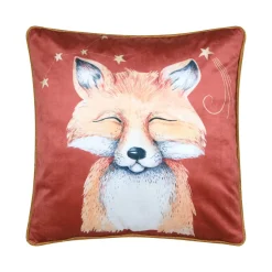 Coussin Et Plaid Enfant|Coussin Et Plaid Enfant|STOF Coussin enfant carré (40x40 cm) Ferdinand Rouge