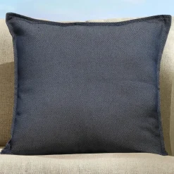 Accessoires Et Coussins|Coussin Déco D'Extérieur|MOBELLIA Coussin extérieur carré (45 x 45 cm) Boraé Bleu marine