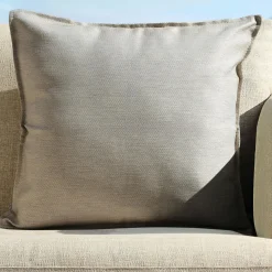Accessoires Et Coussins|Coussin Déco D'Extérieur|MOBELLIA Coussin extérieur carré (45 x 45 cm) Kalena Beige