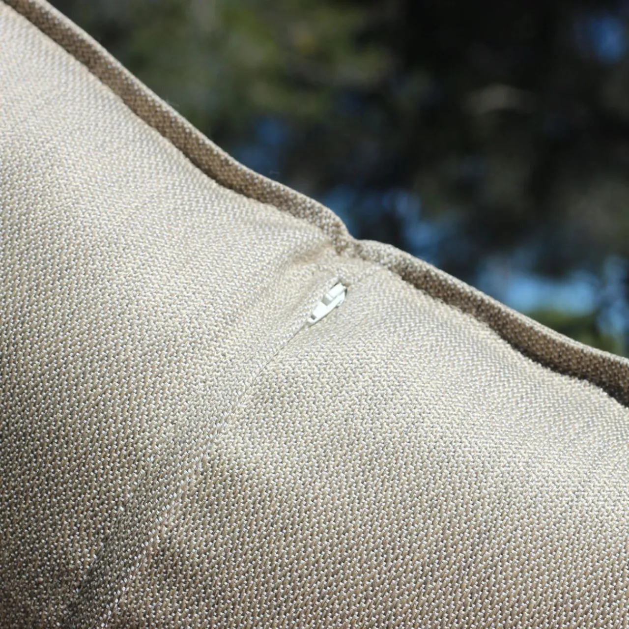 Accessoires Et Coussins|Coussin Déco D'Extérieur|MOBELLIA Coussin extérieur carré (60 x 60 cm) Kalena Beige