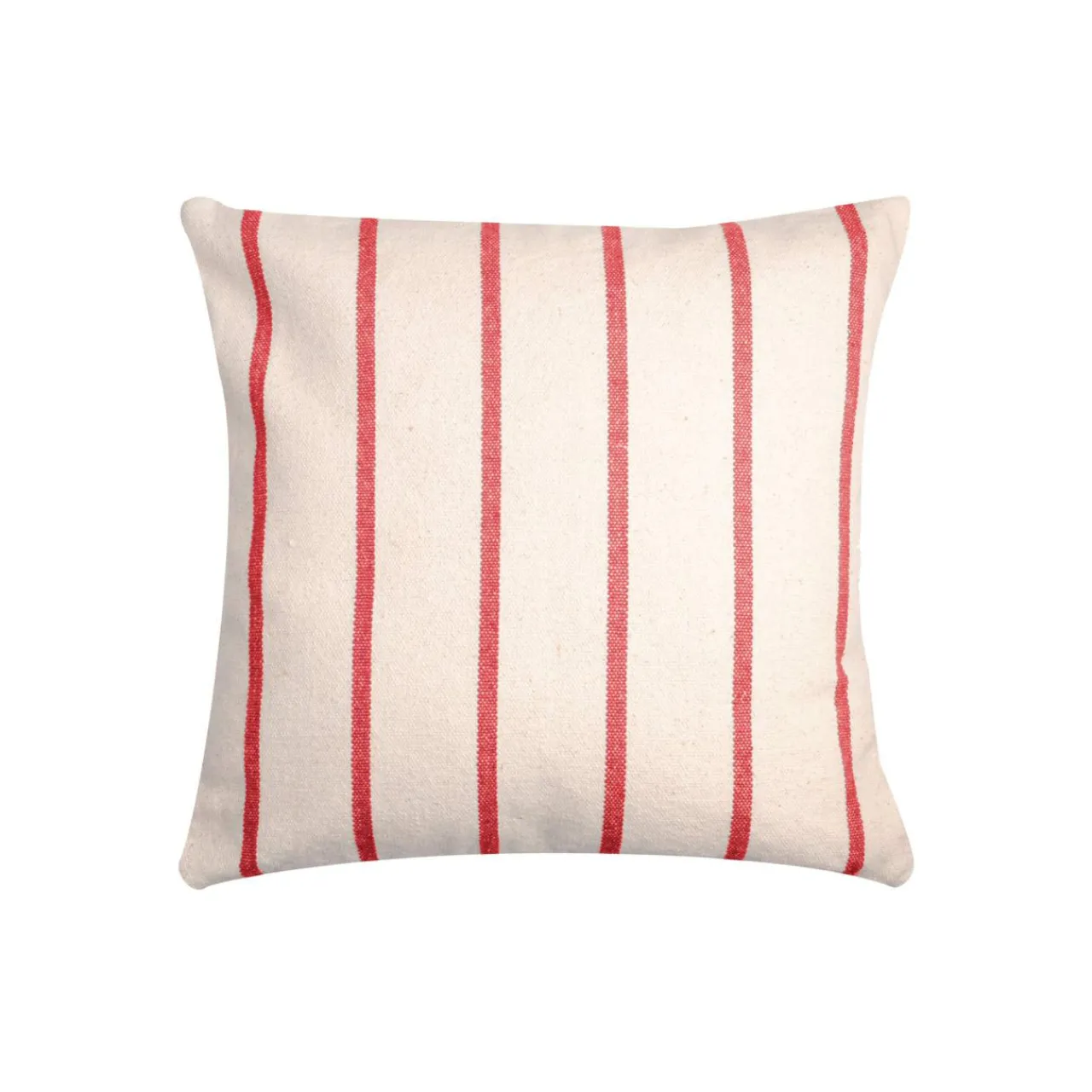 Coussin Déco D'Extérieur|Coussin Déco D'Extérieur|EMINZA Coussin extérieur carré toile de coton (50 x 50 cm) Ocealys Rouge