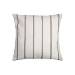 Coussin Déco D'Extérieur|Coussin Déco D'Extérieur|EMINZA Coussin extérieur carré toile de coton (50 x 50 cm) Ocealys Gris Anthracite