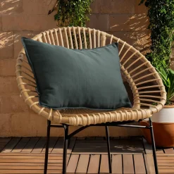 Accessoires Et Coussins|Coussin Déco D'Extérieur|EMINZA Coussin extérieur rectangulaire (40 x 60 cm) Sunset Gris Anthracite