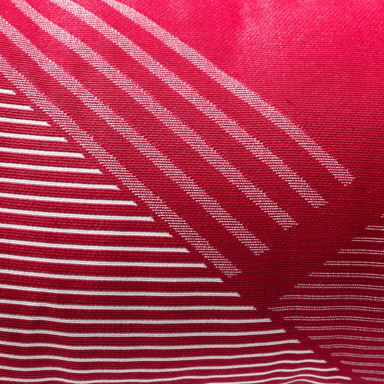 Accessoires Et Coussins|Coussin Déco D'Extérieur|HESPERIDE Coussin extérieur rectangulaire (30 x 50 cm) Jacquard grenade Rouge