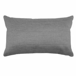 Coussin Et Housse|LOVELY CASA Coussin rectangulaire (30 x 50 cm) Béa Anthracite Gris foncé