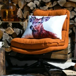 Coussin Et Housse|STOF Coussin Rectangulaire (40 x 60 cm) Faune Brun Marron