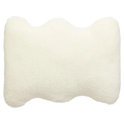 Coussin Et Housse|Atmosphera, cru017dateur d'intu017drieur Coussin rectangulaire bouclette (35 x 48 cm) Bliss Blanc