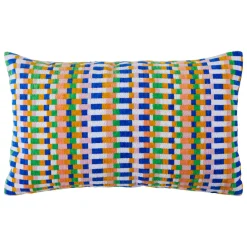 Coussin Et Housse|Atmosphera, cru017dateur d'intu017drieur Coussin rectangulaire brodé (30 x 50 cm) Disso Multicolore