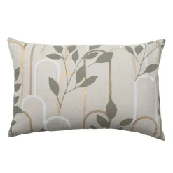 Coussin Et Housse|douceur d'intu017drieur Coussin rectangulaire coton (40 x 60 cm) Roseris Gris