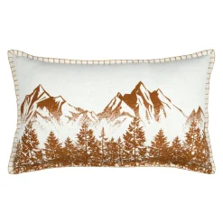 Coussin Et Housse|STOF Coussin rectangulaire coton (35 x 60 cm) Wildforest Camel