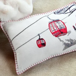 Coussin Et Housse|STOF Coussin Rectangulaire Coton (35 x 60 cm) Villard Ecru