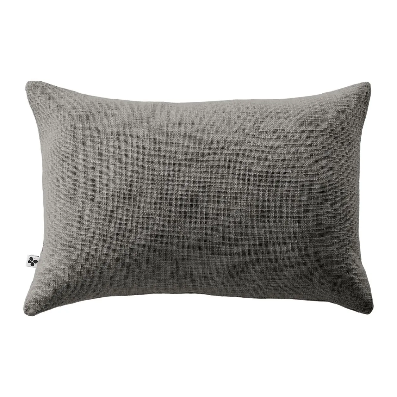 Coussin Et Housse|L'EFFET PAPILLON Coussin rectangulaire coton (40 x 60 cm) Sixtine Gris ardoise Gris foncé