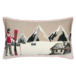 Coussin Et Housse|STOF Coussin rectangulaire coton (35 x 60 cm) Villard Multicolore