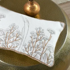 Coussin Et Housse|STOF Coussin rectangulaire coton (30 x 50 cm) Oriana Ecru