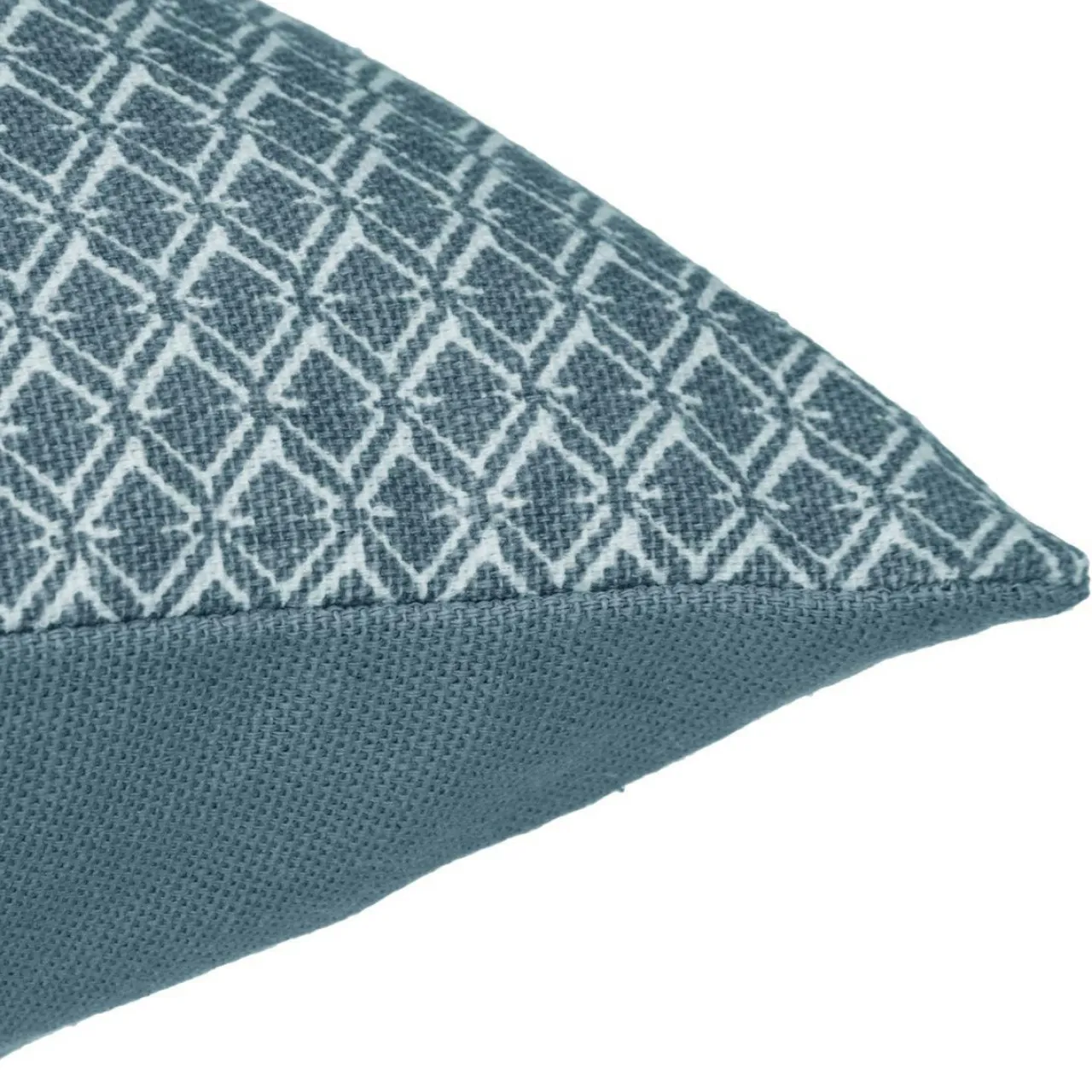 Coussin Et Housse|ATMOSPHERA Coussin rectangulaire coton (30 x 50 cm) Otto Bleu canard