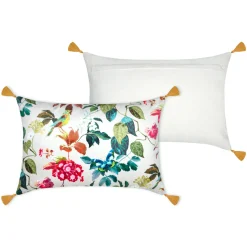 Coussin Et Housse|STOF Coussin rectangulaire coton (40 x 60 cm) Emmy Blanc