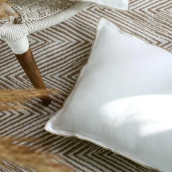 Coussin Et Housse|STOF Coussin rectangulaire coton (40 x 60 cm) Helios Blanc