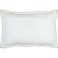 Coussin Et Housse|STOF Coussin rectangulaire coton (40 x 60 cm) Helios Blanc
