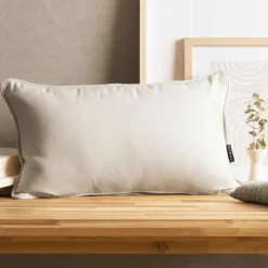 Coussin Et Housse|EMINZA Coussin rectangulaire coton (30 x 50 cm) Pixel Beige