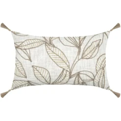 Coussin Et Housse|STOF Coussin rectangulaire coton (30 x 50 cm) Hemera Ecru Beige