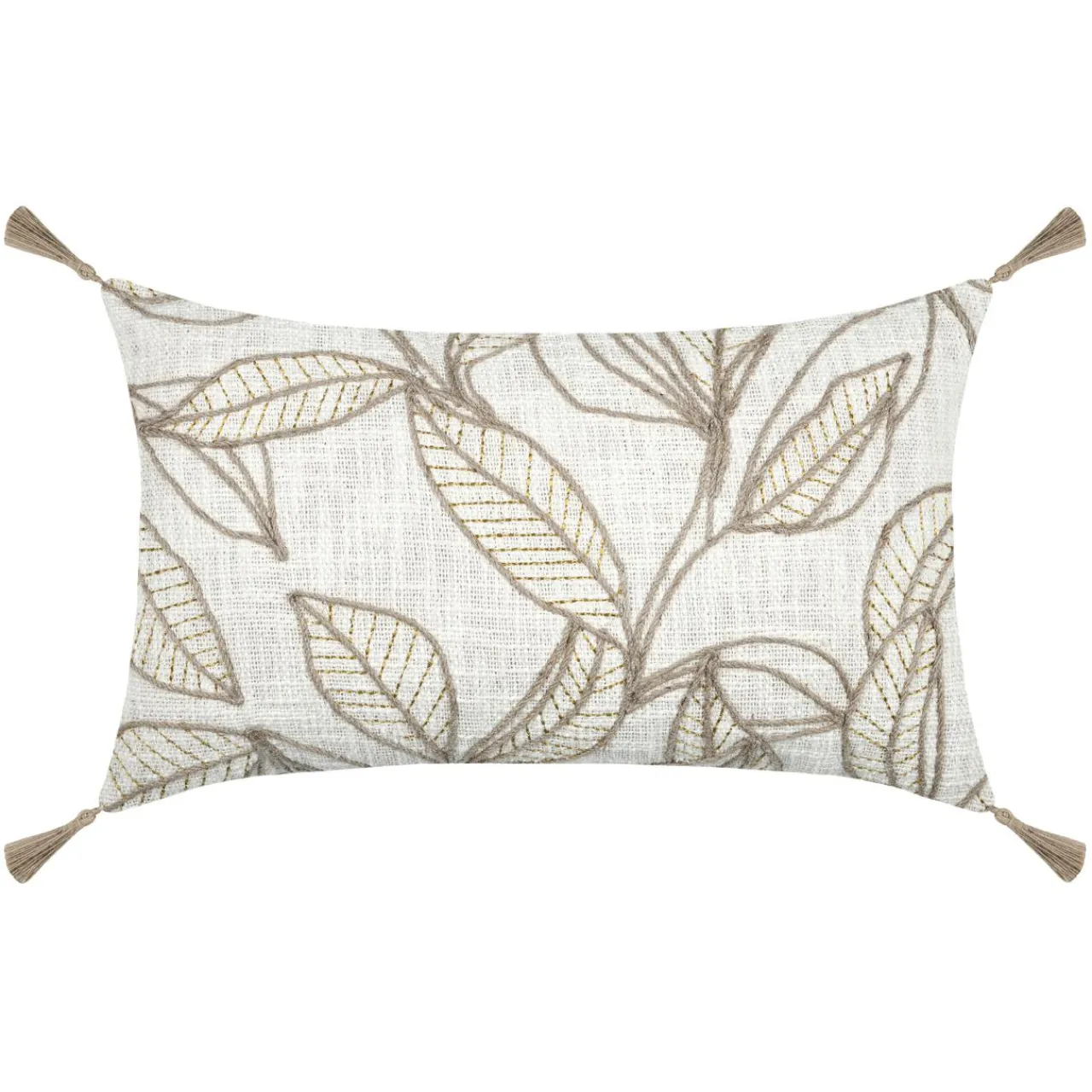 Coussin Et Housse|STOF Coussin rectangulaire coton (30 x 50 cm) Hemera Ecru Beige