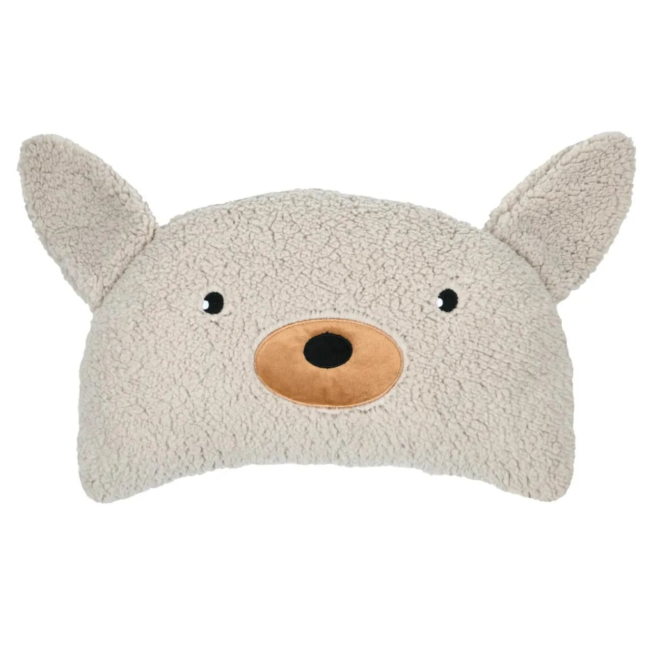 Coussin Et Plaid Enfant|Coussin Et Plaid Enfant|STOF Coussin rectangulaire enfant bouclette (30 x 50 cm) Minus Beige