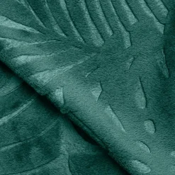 Coussin Et Housse|EMINZA Coussin rectangulaire flanelle (40 x 60 cm) Flore Vert