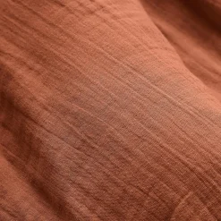 Coussin Et Housse|EMINZA Coussin rectangulaire gaze de coton (40 x 60 cm) Gaïa Terracotta