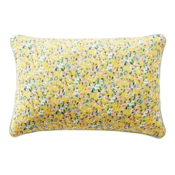 Coussin Et Housse|EMINZA Coussin rectangulaire gaze de coton (40 x 60 cm) Abigaël Jaune
