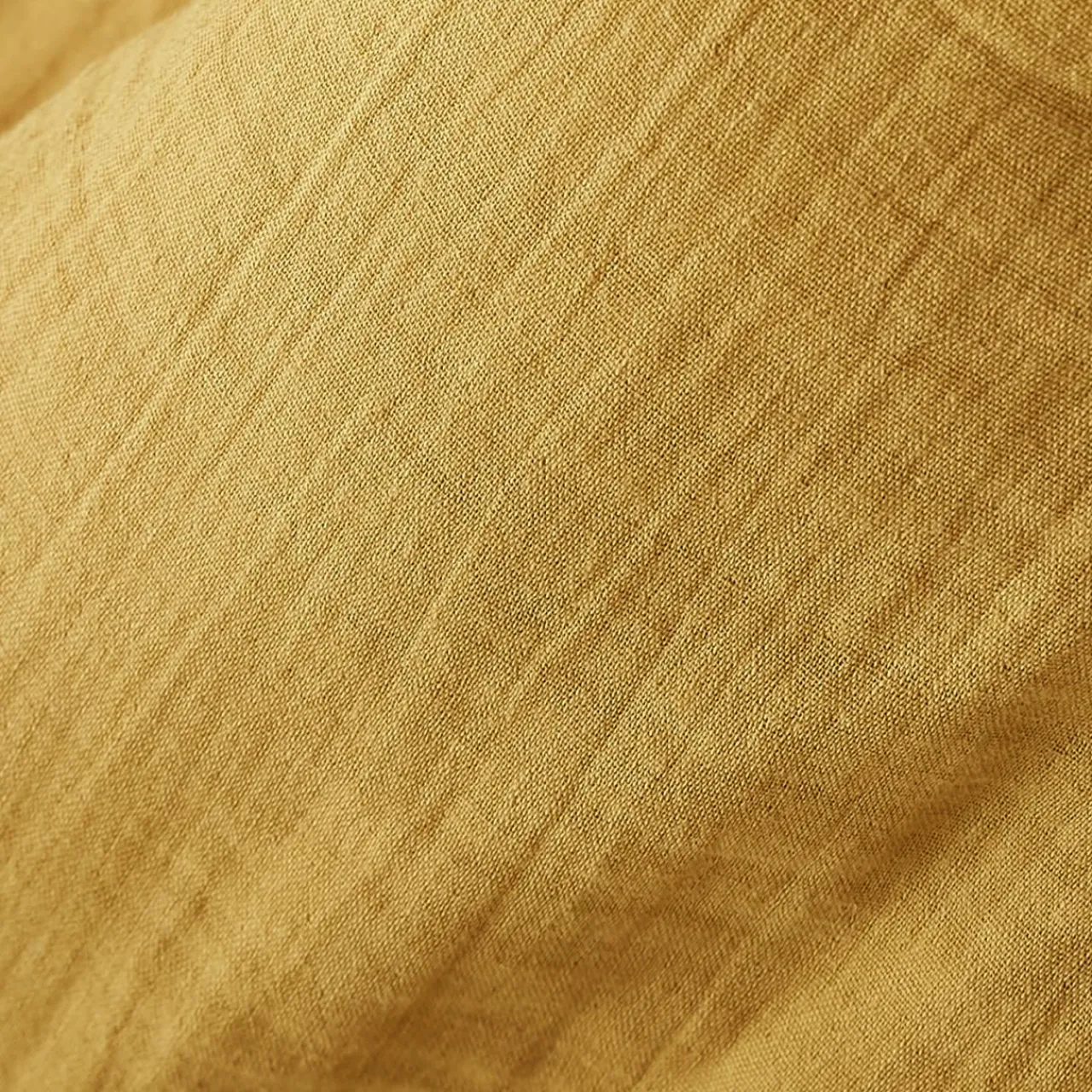 Coussin Et Housse|EMINZA Coussin rectangulaire gaze de coton (40 x 60 cm) Gaïa Jaune safran