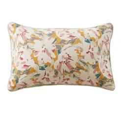 Coussin Et Housse|EMINZA Coussin rectangulaire gaze de coton (40 x 60 cm) April Multicolore