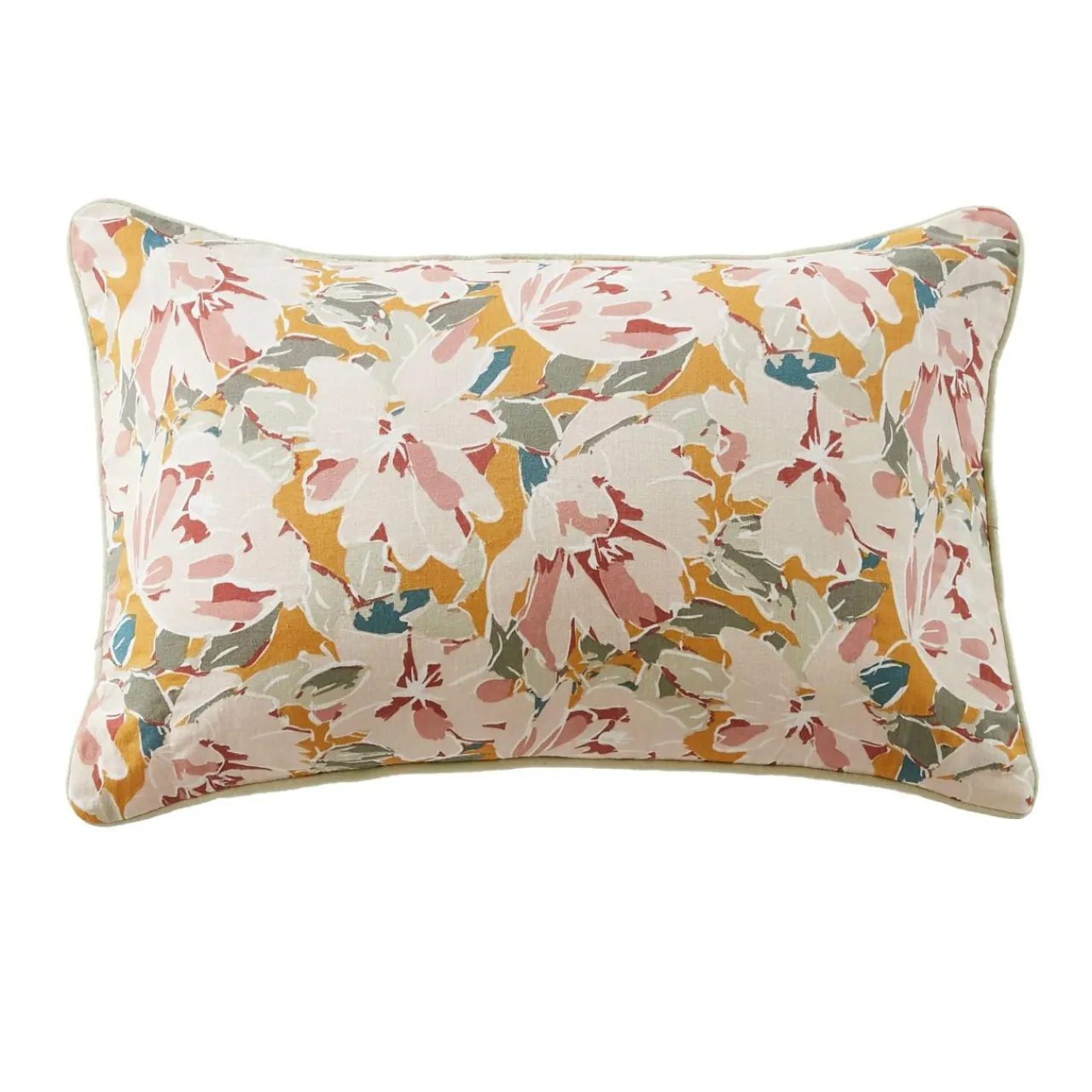 Coussin Et Housse|EMINZA Coussin rectangulaire gaze de coton (40 x 60 cm) April Multicolore