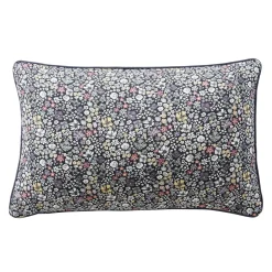 Coussin Et Housse|EMINZA Coussin rectangulaire gaze de coton (40 x 60 cm) Elya Violet