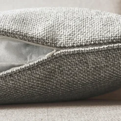 Coussin Et Housse|EMINZA Coussin rectangulaire tissé (40 x 60 cm) Alba Taupe