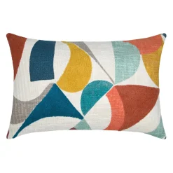 Coussin Et Housse|STOF Coussin rectangulaire tufté (40 x 60 cm) Blokken Multicolore