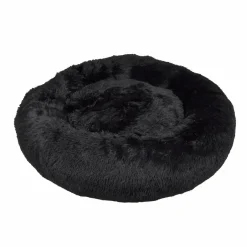 Panier, Coussin Et Plaid|LOVE STORY Coussin rond apaisant pour chat et chien Fluffy D95 cm Noir