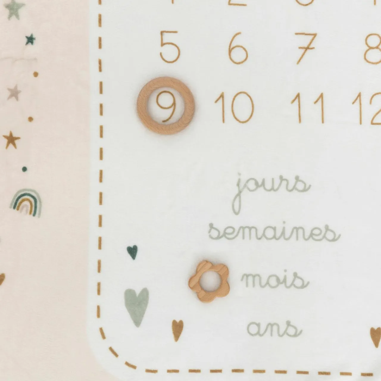 Jouet, Cadeau De Naissance|Atmosphera, cru017dateur d'intu017drieur Couverture étape bébé (120 x 80 cm) Arc en ciel Multicolore